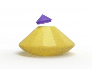 다이아몬드 항아리 3D 모델