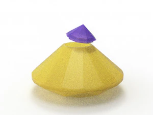 다이아몬드 항아리 3D 모델