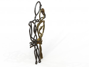 staring lovers pair able pendant Modelo 3D