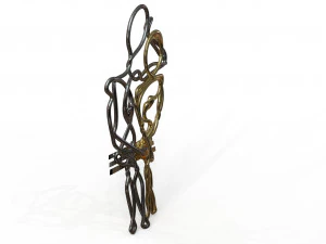 staring lovers pair able pendant 3D Model