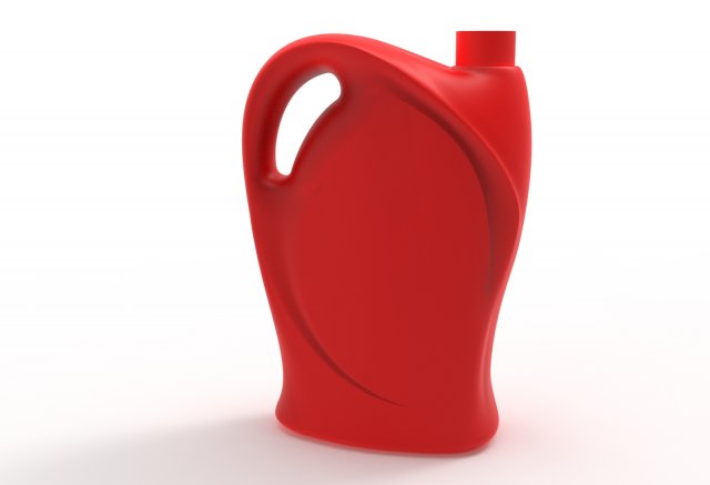 gallon 4 litter 3D Model .c4d .max .obj .3ds .fbx .stl .blend 