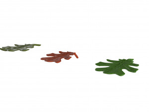 oak leaf Modelo 3D