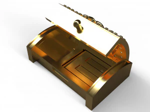 bracelet lock 1610 mm 3D Model
