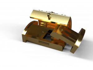 bracelet lock 1610 mm 3D Model
