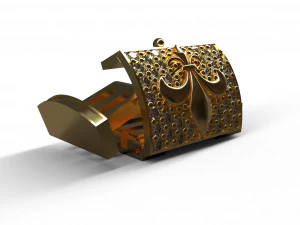 bracelet lock 1610 mm 3D Model