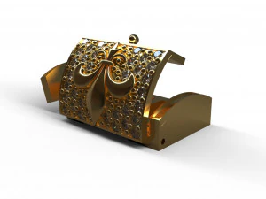 bracelet lock 1610 mm 3D Model