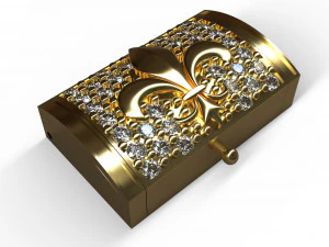 bracelet lock 1610 mm 3D Model