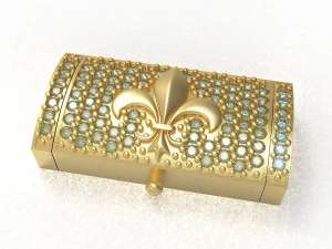 bilezik toka kilidi12mm x 24mm 3D Model