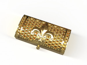 bracelet clasp lock12mm x 24mm 3D Model