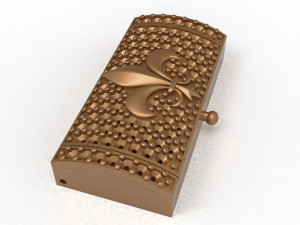 bracelet clasp lock12mm x 24mm 3D Model