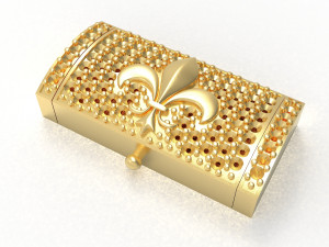 bracelet clasp lock12mm x 24mm 3D Model