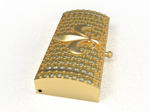 bracelet clasp lock12mm x 24mm 3D Model