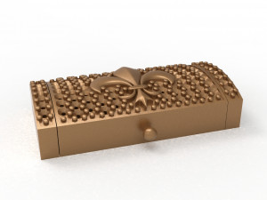 bracelet clasp lock12mm x 24mm 3D Model