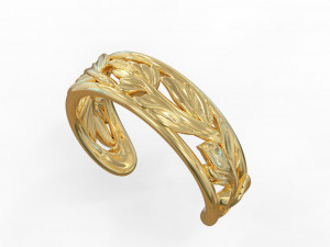 Leaf ring 3D Model