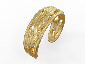 Leaf ring 3D Model