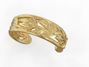 Leaf ring 3D Model