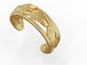 Leaf ring 3D Model