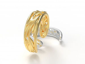 Leaf ring 3D Model