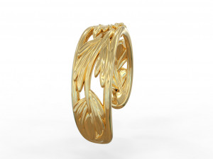 Leaf ring 3D Model
