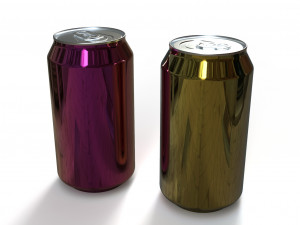 Drink can- beverage can 3D Model