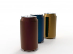 Drink can- beverage can 3D Model