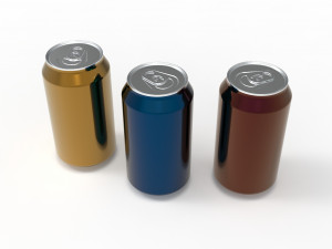Drink can- beverage can 3D Model