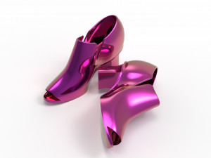 High hill shoes 3D Model