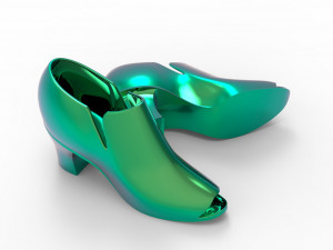 High hill shoes 3D 모델