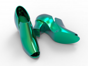 High hill shoes 3D 모델