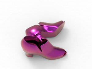 High hill shoes 3D 모델