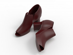 High hill shoes 3D 모델