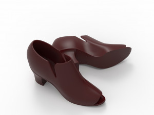 High hill shoes 3D 모델