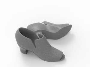 High hill shoes 3D 모델