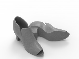 High hill shoes 3D 모델