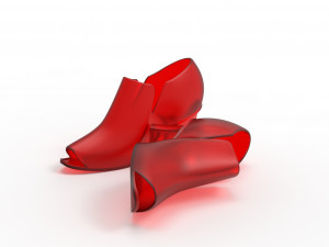 High hill shoes 3D 모델