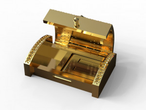Bracelet clasp lock18mm X 28mm 3D Model