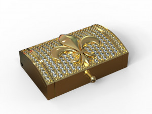 Bracelet clasp lock18mm X 28mm 3D Model