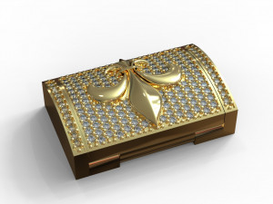 Bracelet clasp lock18mm X 28mm 3D Model