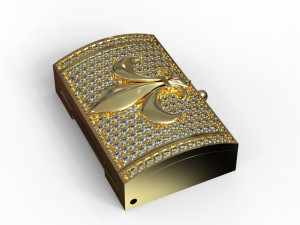 Bracelet clasp lock18mm X 28mm 3D Model