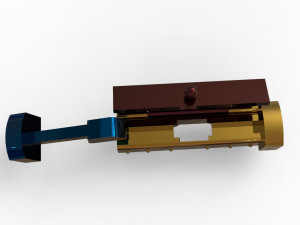 Tiny bracelet clasp lock 20mm X 5mm 3Dモデル