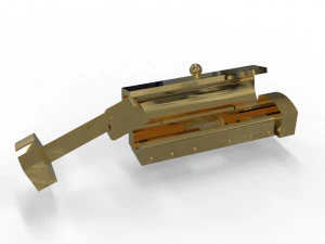 Tiny bracelet clasp lock 20mm X 5mm 3D Model