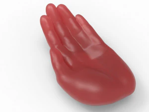 Bandeja de m&atilde;o - cinzeiro Modelo 3D