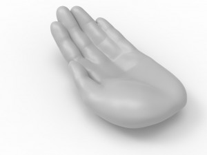 Hand tray- ash tray 3D मॉडल