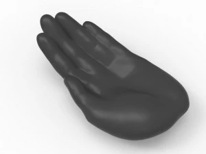 Bandeja de m&atilde;o - cinzeiro Modelo 3D