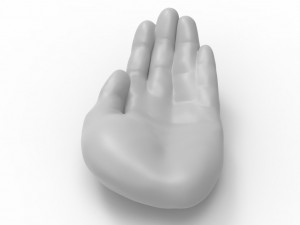 Hand tray- ash tray 3D मॉडल