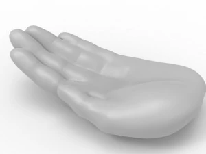 Bandeja de m&atilde;o - cinzeiro Modelo 3D