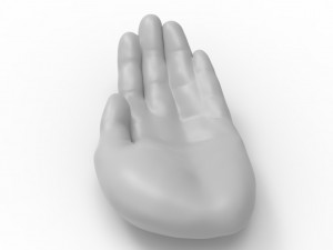 Hand tray- ash tray 3D मॉडल