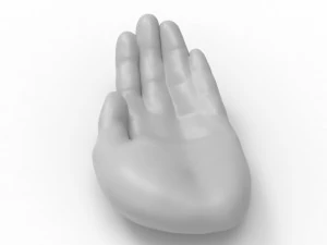 Bandeja de m&atilde;o - cinzeiro Modelo 3D