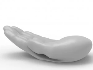 Bandeja de m&atilde;o - cinzeiro Modelo 3D