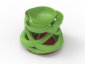 Interwoven vase 3D Model